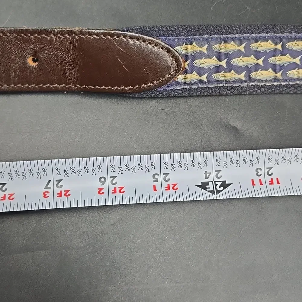 Vineyard Vines Bluefish Canvas Club Belt 30W